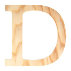 Lettre D - 19 cm - bois - Artemio