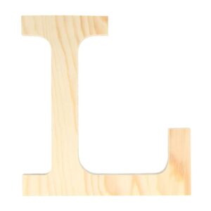 Lettre L - 19 cm - bois - Artemio