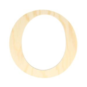 Lettre O - 19 cm - bois - Artemio