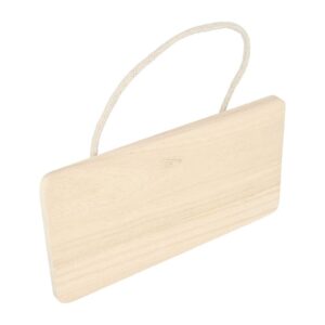 Plaque de porte 21x11 cm bois - Artemio