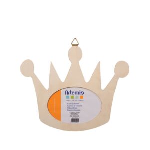 Cadre photo couronne -23x18 cm -  bois - Artemio