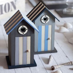 2 cabines de plage 14x8,5 cm - Artemio