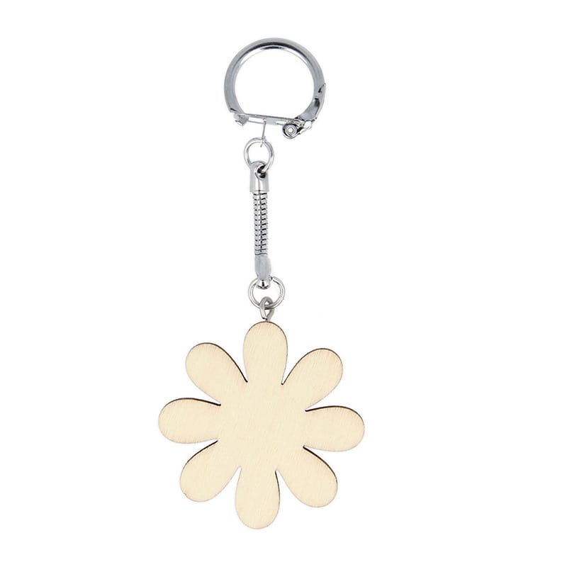 Porte-clés fleur - 4.5x4.5 cm - Artemio
