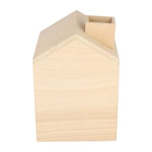 Boîte mouchoirs maison 13x13x19 cm bois - Artemio