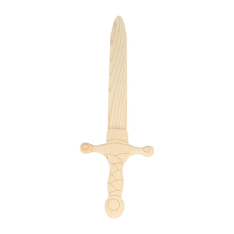 Dague pour enfant 25x9x1 cm bois - Artemio