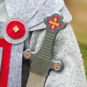 Épée de chevalier pour enfant 9x50x1,2 cm bois - Artemio