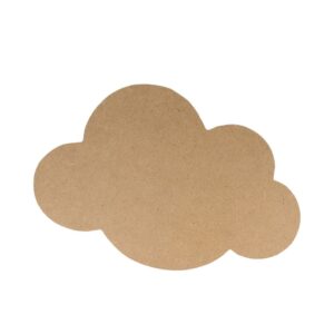 Silhouette nuage 25x17 cm MDF - Silhwood
