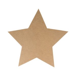 Silhouette étoile 15x15 cm MDF - Silhwood