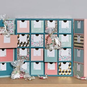 Calendrier de l'Avent ouvrable 55x27,5x6,5 cm - Artemio