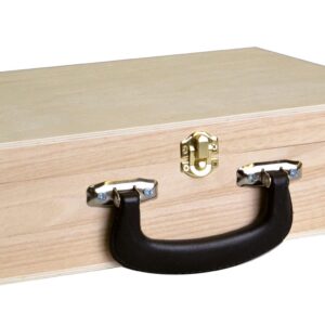 Valise 33x27x9 cm bois - Artemio