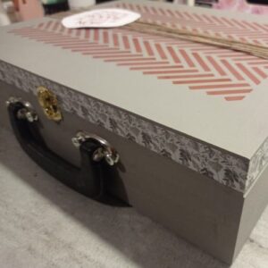 Valise 33x27x9 cm bois - Artemio