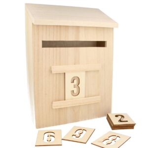 Calendrier de l'Avent boîte aux lettres 20x28x9,5 cm - Artemio