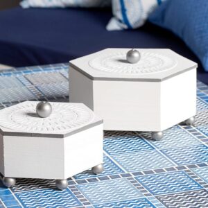 2 boîtes gigognes hexagonale - Artemio