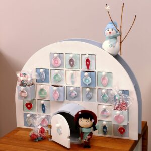Calendrier de l'Avent igloo 44,5x15,5x32 cm - Artemio