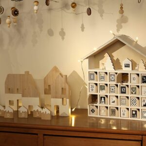 Calendrier de l'Avent maison 31,5x7x34 cm - Artemio