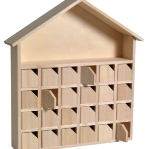 Calendrier de l'Avent maison 31,5x7x34 cm - Artemio