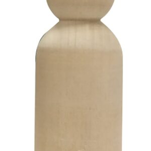 Crèche de Noël 7 pions 18x18x15 cm - bois - Artemio