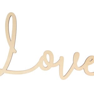 Love 16,5x30 cm - mot en bois - Artemio