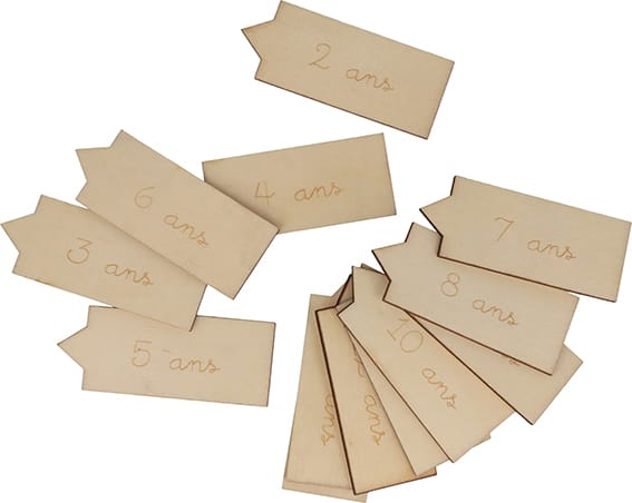 Toise 10x97x1 cm - bois - Artemio