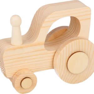 Tracteur 12x9,5x5 cm - bois - Artemio