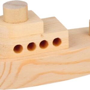 Bateau 12,5x6x4 cm - bois - Artemio