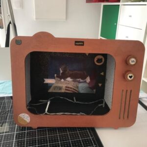 Etagère télé 30,8x24x12 cm - Artemio