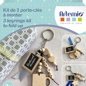 Kit 3 porte-clés papa - Artemio