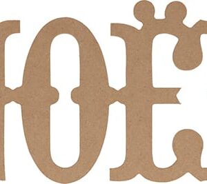 Silhouette Noël 25x11,5 cm MDF - Silhwood