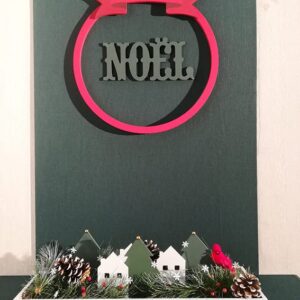 Silhouette sapin 13x15 cm MDF - Silhwood