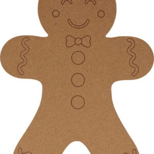 Silhouette gingerbread 25x18 cm MDF - Silhwood
