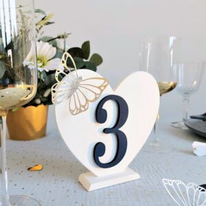 12  chiffres 10 cm - bois - Artemio