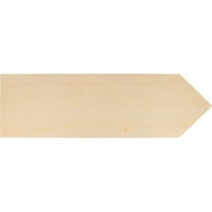 4 plaques flèche bois 40x12 cm - Artemio