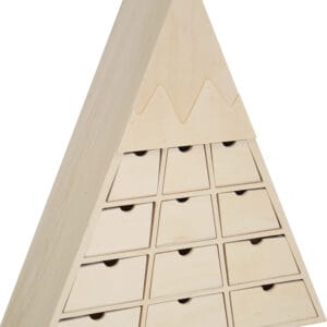 Calendrier de l'Avent montagne 34x12,5x40,5 cm - Artemio