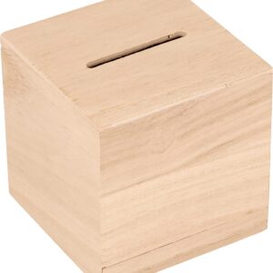 6 tirelires cube 6x6x6 cm bois - Artemio