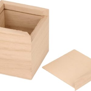 6 tirelires cube 6x6x6 cm bois - Artemio