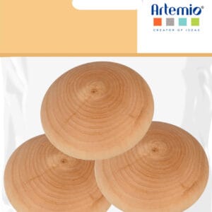 3 galets en bois - Artemio