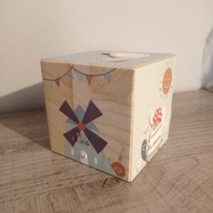 Cube en bois 10x10x10 cm - Artemio