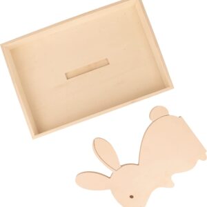Plateau rectangulaire 25x17x4,5 cm bois - Artemio