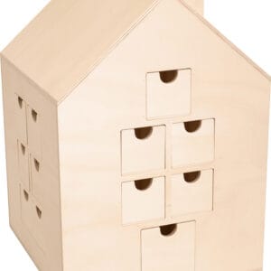 Calendrier de l'Avent maison 21,5x30x21,5 cm - Artemio