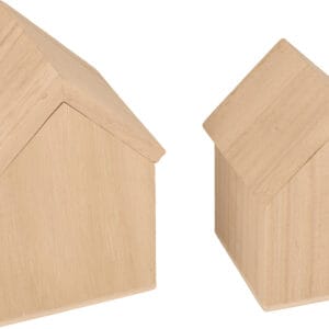 2 maisons aimantées - bois - Artemio
