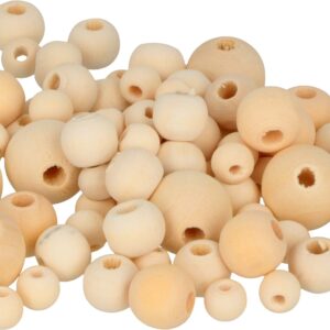 350 perles rondes bois - Artemio