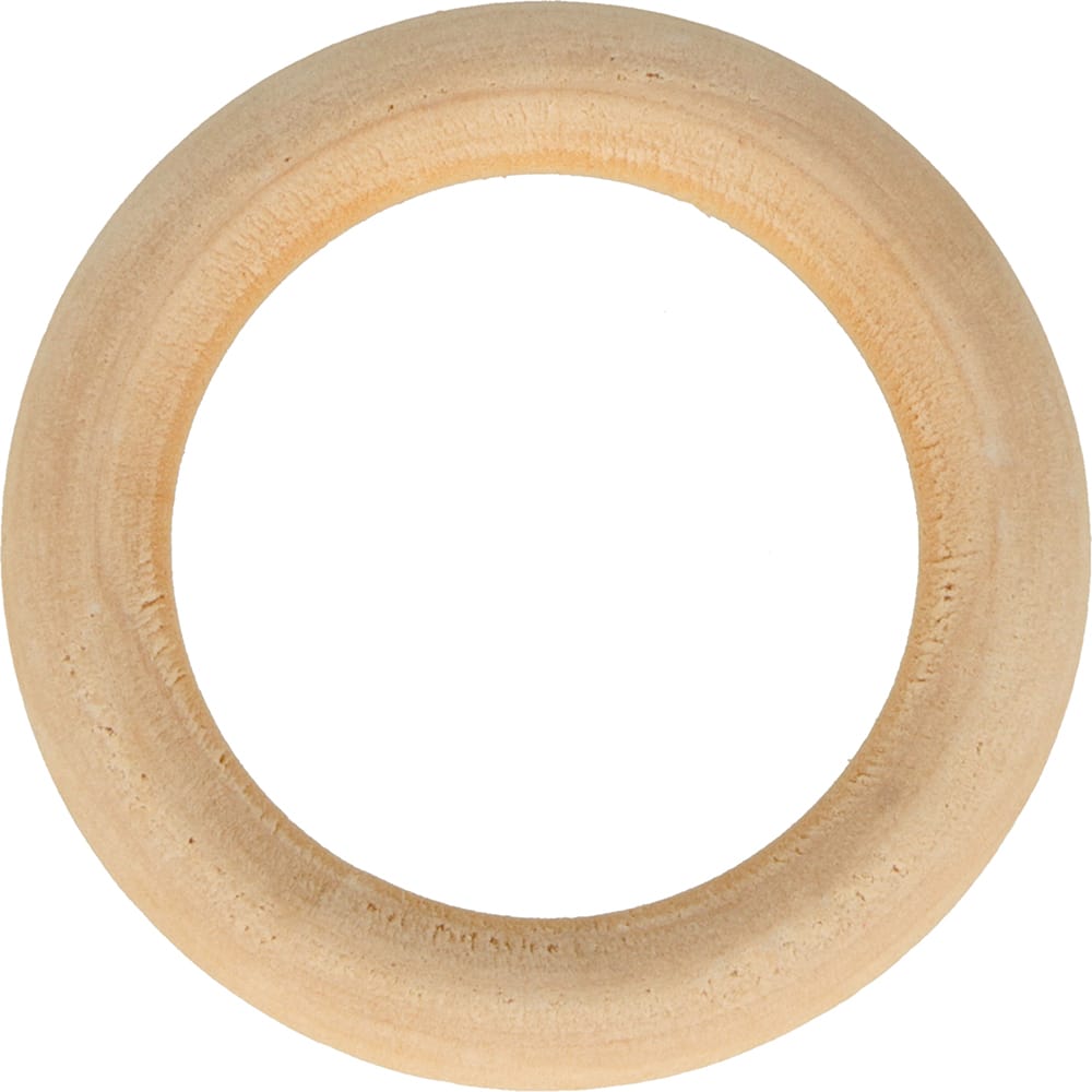 5 anneaux en bois 5 cm - Artemio