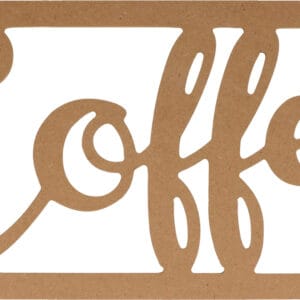 Silhouette Coffee 28,7x14,2 cm - MDF- Silhwood