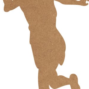 Silhouette tennis 12,5x25 cm - MDF - Silhwood
