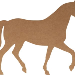 Silhouette cheval 31x25 cm - MDF - Silhwood
