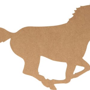 Silhouette cheval 36x25 cm - MDF - Silhwood
