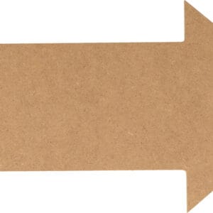 Silhouette flèche 13x25 cm - MDF - Silhwood