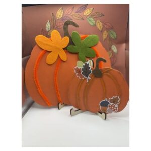 Silhouette citrouille 23x25 cm - MDF - Silhwood
