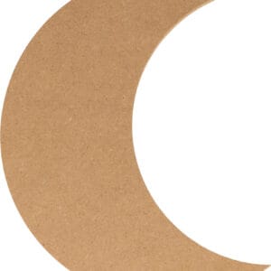 Silhouette lune 11,5x15 cm - MDF - Silhwood