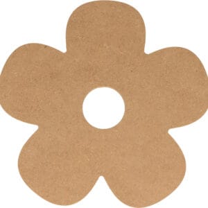 Silhouette fleur 15x15 cm - MDF - Silhwood
